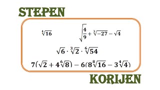 Treći četvrti šesti i osmi korijen računanje [upl. by Einberger]