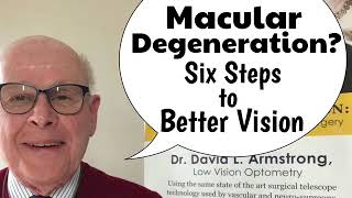 Macular Degeneration Stargardt Disease Six Steps to Better Vision [upl. by Bringhurst553]