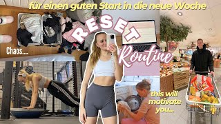 WEEKEND RESET 💌🍂🧼 aufräumen und putzen gymroutine Planungsession Wochenstart vorbereiten ✨ [upl. by Helbonia918]