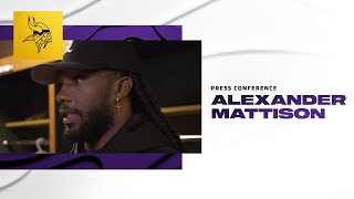 Postgame Sound RB Alexander Mattison  Vikings vs Packers [upl. by Mercer]