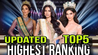 MISS GRAND INTERNATIONAL UPDATED TOP5 HIGHEST RANKING Top5 Prediction 2024 [upl. by Nylesoj]