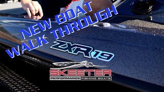 NEW 2023 Skeeter ZXR19 walk through and on water impressions [upl. by Aubine]