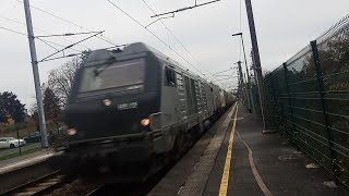 Transilien P  Passage de La 75104 de Chez LINEAS avec Les Wagons sucriers de La sucrerie deMeaux [upl. by Amaleta]