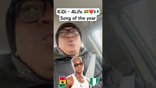 Ghana song of the year KiDi  4Life ❤️ shorts ghana nigeria afrobeats [upl. by Neeroc]