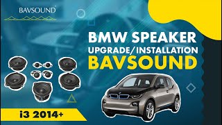 BMW Speaker UpgradeInstallation  i3 2014  BAVSOUND Stage One  All system types [upl. by Alul612]