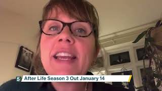 Actor amp Comedian Kerry Godliman on the latest series of After Life  5 News [upl. by Allevon]