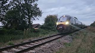 GWR 800017 and 800008 passing WestonsuperMare [upl. by Pat]