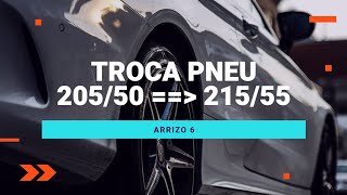 Pneu Arrizo 6 Troca 20550 Para 21555 [upl. by Aerdno354]