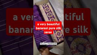 Banarasi Silk Saree With Price  banarasi saree  nafeesansari3507 viralshorts indianlooks saree [upl. by Nnaassilem]