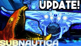 Subnautica  NEW WARPER SOUNDS IN GAME NEW GHOST LEVIATHAN ROAR UPDATED LAVA LIZARD  Gameplay [upl. by Goda]