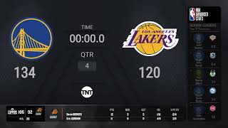 Golden State Warriors  Los Angeles Lakers  NBA on TNT Live Scoreboard [upl. by Lemuelah830]