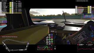 iRacing in VRLMP3 at Sandown first race finished 9th [upl. by Nauqad]