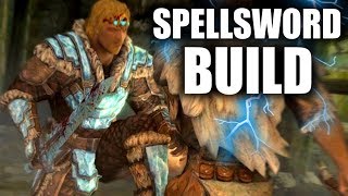 Skyrim SE Builds  The Spellsword  Warrior Mage Build [upl. by Anegue]