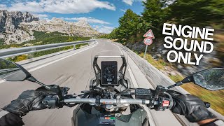 Yamaha Tenere 700 on a stunning mountain road RAW Onboard Whats the T7 like with a passenger [upl. by Serra]