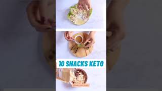 10 SNACKS KETO 🤩 [upl. by Attenohs]