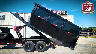 MAXXD ROX ROLLOFF Dump Trailer Deal at Anfield Trailers in Pearl river  Louisiana [upl. by Barabbas526]