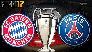 FIFA 17  FC BAYERN MÜNCHEN vs PARIS SAINTGERMAIN  CHAMPIONS LEAGUE ACHTELFINALE ◄FCB 44► [upl. by Cohligan]