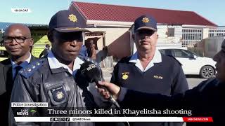 Khayelitsha barbershop shooting I Three minors killed [upl. by Hachman]