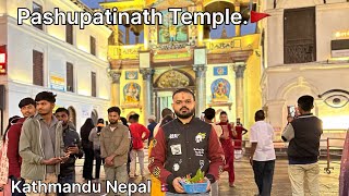 Kathmandu m Pashupatinath Ji k darshan ho gye 🚩 nepal temple kathmandu explorepage dailyvlog [upl. by Edwards]