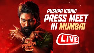 Pushpa 2 Press Meet In Mumbai LIVE  Allu Arjun  Rashmika  Pushpa 2 The Rule [upl. by Janik]