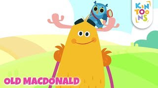 Old MacDonald Had A Farm  Nursery Rhyme With Lyrics  KinToons [upl. by Aisek]