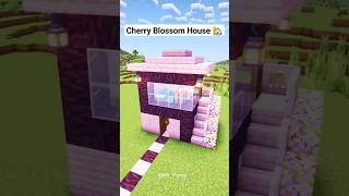 Cherry Blossom Modern House Build in Minecraft 🏡⚒️ shorts [upl. by Ira]