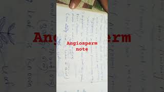 Angiosperm note 2 Biology  biology 2Biology angiosperms [upl. by Hong]