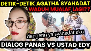 AGATHA PALERMO SYAHADAT DIALOG PANAS VS USTAD EDY SUSANTO DENGAN PEMUDA ISLAM [upl. by Yerffoj]