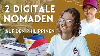 2 digitale Nomaden auf den Philippinen  Ein Tag mit uns [upl. by Josiah]