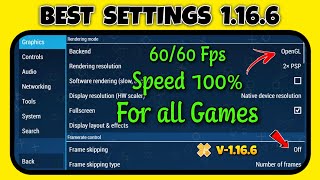 PPSSPP Best Settings Android 1166  No lag Smooth Gameplay  PSP Gamer [upl. by Rhu654]