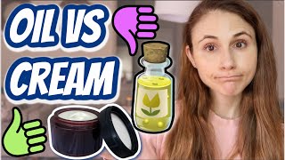 Is it better to use OIL VS CREAM for THE FACE Dr Dray [upl. by Zacharias]