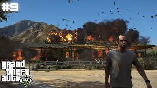 DEV MALİKANE YAKMAKMI Grand Theft Auto V 9 Bölüm [upl. by Baptist]