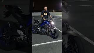 MT03 com escapamento esportivo Arashi 🔥 mt03 motorcycle mt07 motovlog moto mt09 [upl. by Rubina]