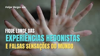 FIQUE LONGE DAS EXPERIÊNCIAS HEDONISTAS  Felipe Borges fy jesus [upl. by Cheri]