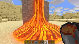 realistic lava in minecraft [upl. by Ariam352]