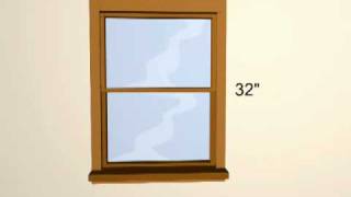 How to Measure for Window Blinds [upl. by Wiburg]