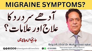 Migraine Ki Alamat  Kya Ye Adhay Sar Ka Dard Hai  Migraine Symptoms  Dr Muhammad Iqbal [upl. by Lacy]