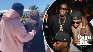 Sean ‘Diddy’ Combs appears to check Justin Bieber for a wire in resurfaced video ‘Paranoia’ [upl. by Dnomra548]