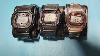 Casio G Shock Squares GW5000 vs GWM5610 [upl. by Ades144]