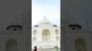 The Taj Mahal 😍😱 tajmahal shorts agra teamactors [upl. by Naashar]