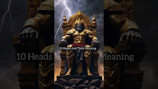 Ravan 10 heads and there meaning shorts ytshorts hindumythology ancientwisdom 2024 [upl. by Solnit]