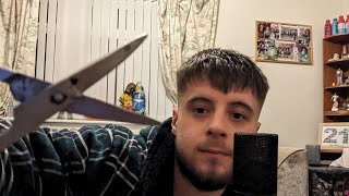 Asmr Barber gives you a haircut and some Friendly advice [upl. by Kalli773]