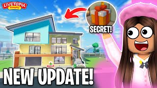 NEW 🏡 HOUSE SECRET in LIVETOPIA Roleplay ROBLOX Update 153 [upl. by Yevre]