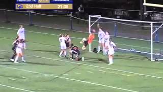 Girls Soccer Needham vs Newton North October 1 2013 [upl. by Ihculo500]