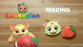 cocomelon jelly bean hamster clay cracking making 코코멜론 젤리빈 햄스터 클레이로 만들기 [upl. by Mayes284]