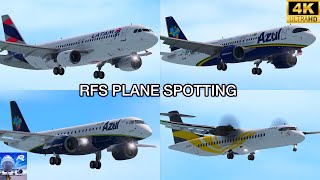 São Paulo Guarulhos Int’l Airport  RFS Plane Spotting  Ultra Realism  4K  rfsnewupdate [upl. by Punke]