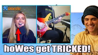 GUITAR TEACHER REACTS to Guitarist AMAZES strangers on OMEGLE using a TALKBOX  the dooo reaction [upl. by Nylirrej578]