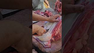 Awesome real ox fresh meat cutting  Ox meat amp bone cutting [upl. by Nosyaj43]