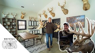 NEW Bill Winkes Trophy Room Giant Midwest Whitetails WhitetailCribs [upl. by Gilletta557]