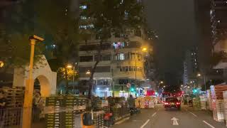 Hong Kong Road Trip  Tai Kok Tsui Walnut Street to Yau Ma Tei Wholesale Fruit Market [upl. by Egrog]